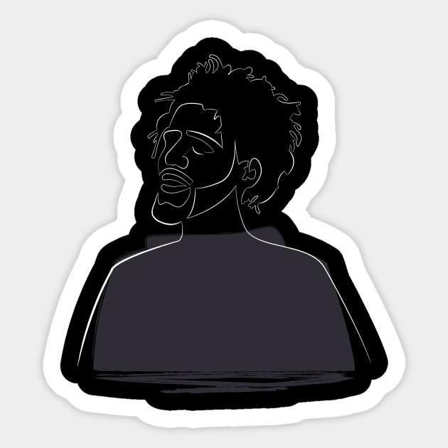 J Cole Sticker by itsareligion